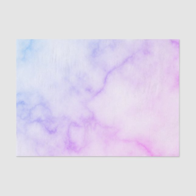 Papier Mousseline Motif de marbre d'arc-en-ciel (Recto)