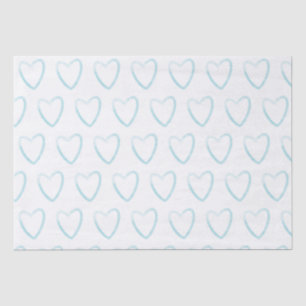 Papier Mousseline Motif de mariage Pretty Heart 