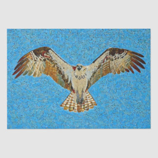 Papier Mousseline Motif de mosaïque Osprey Imprimer Découpage