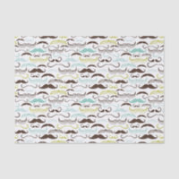 Motif de moustache, rétro style 2