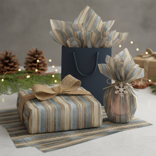 Papier Mousseline Motif de Noël Earth Tones #27 ID1009
