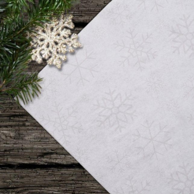 Papier Mousseline Motif de Noël flocon de neige d'hiver (Créateur téléchargé)