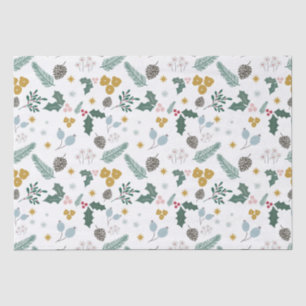 Papier Mousseline Motif de Noël moderne surdimensionné