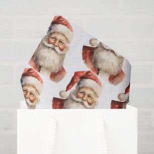 Papier Mousseline Motif de Noël rétro