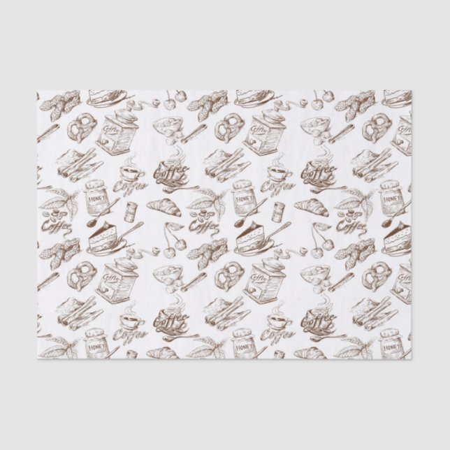 Papier Mousseline Motif de papier (Recto)