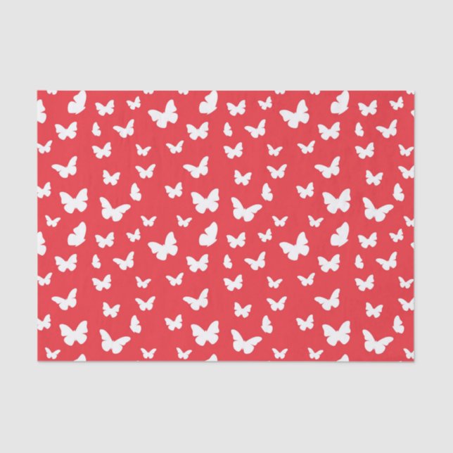 Papier Mousseline Motif de papillon 2 (Recto)