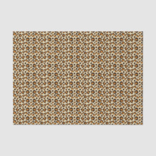 Papier Mousseline Motif de peau de guépard