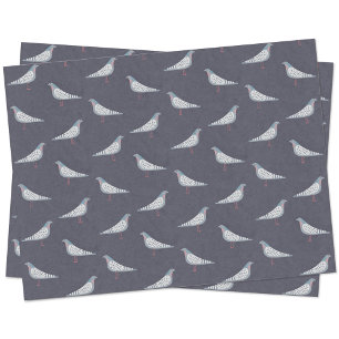 Papier Mousseline Motif de pigeon