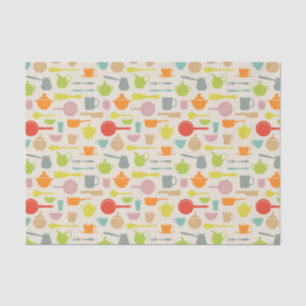 Papier Mousseline Motif de plats