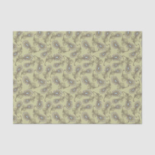 Papier Mousseline Motif de plume