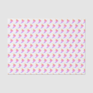 Papier Mousseline Motif de poisson rose mignon
