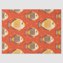 Motif de poisson tropical mignon
