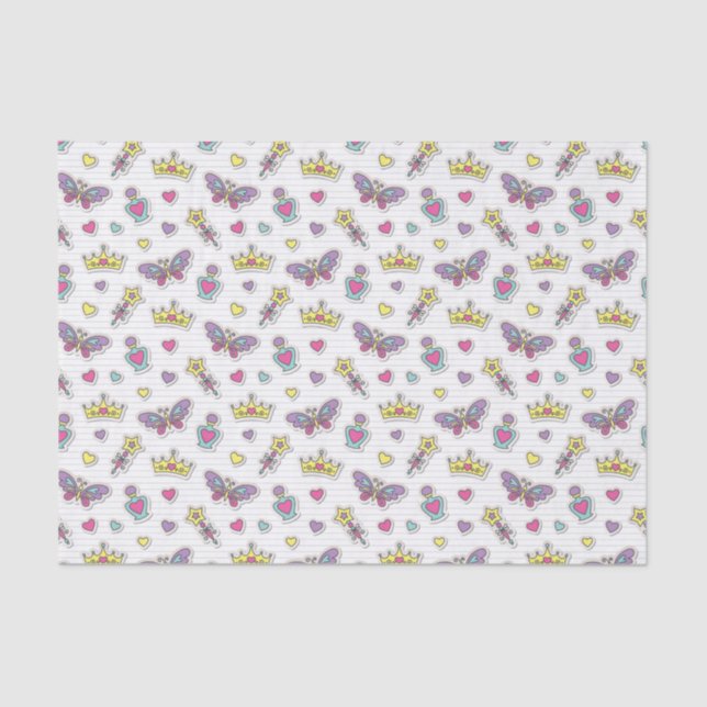 Papier Mousseline motif de princesse de ballet (Recto)