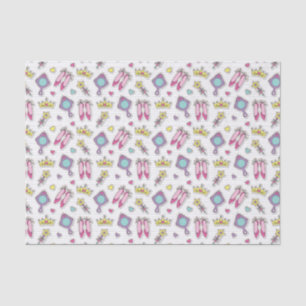 Papier Mousseline motif de princesse de papillon
