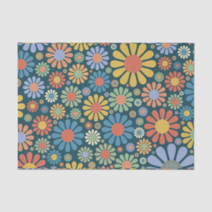 Papier Mousseline Motif de Retro/70s
