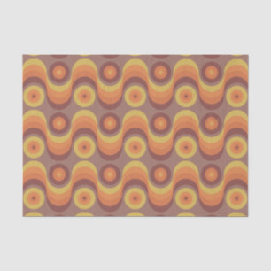 Papier Mousseline Motif de Retro/70s