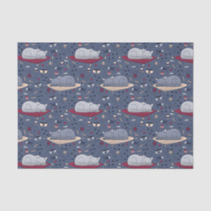 Papier Mousseline Motif de rêve de chats doux et confortable