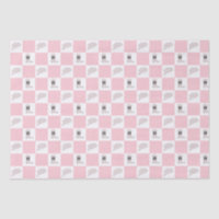 Motif de rodéo rose moderne À damiers fille