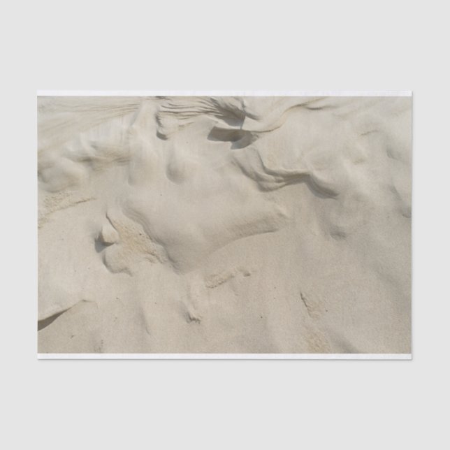 Papier Mousseline Motif de sable (Recto)