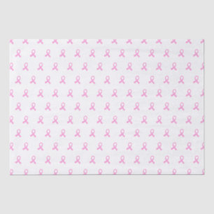 Papier Mousseline Motif de sensibilisation au cancer du sein