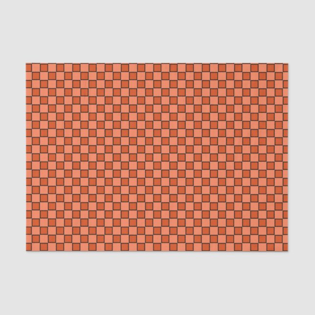Papier Mousseline Motif de tableau noir orange (Recto)
