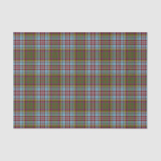 Papier Mousseline Motif de tartan de famille d'Anderson (Recto)