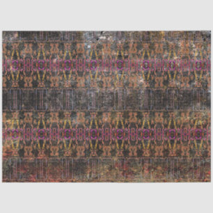 Papier Mousseline Motif de texture violet marron noir Western vintag