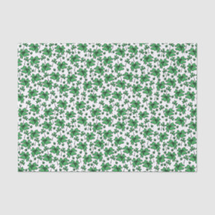 Papier Mousseline Motif de trèfle de shamrocks