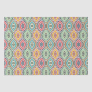 Papier Mousseline Motif de tuiles florales