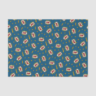 Papier Mousseline Motif d'effet sonore de bande dessinée