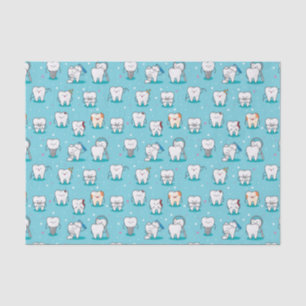 Papier Mousseline Motif dentaire mignon