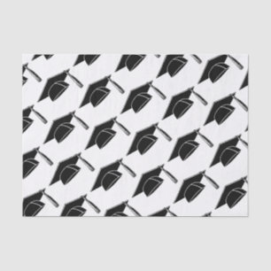 Papier Mousseline Motif des majuscules noires