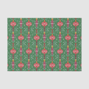 Papier Mousseline Motif des ornements de Noël festifs