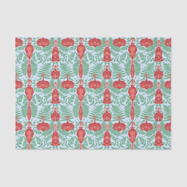 Papier Mousseline Motif des ornements de Noël festifs (Recto)