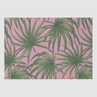 Papier Mousseline Motif d'été feuille exotique tropical