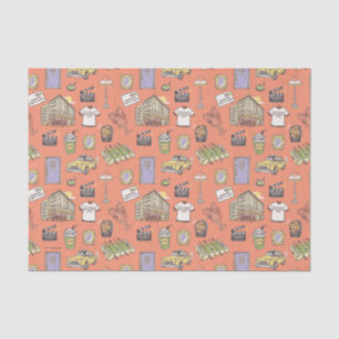 Papier Mousseline Motif d'icônes colorées AMIS™