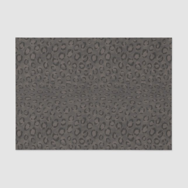 Papier Mousseline Motif d'impression moderne chic gris foncé (Recto)