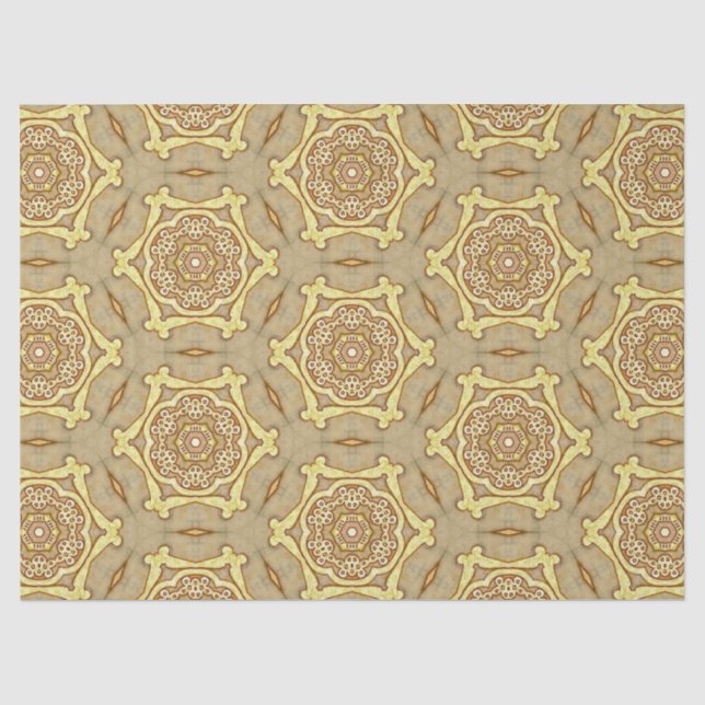 Papier Mousseline Motif d'or (Recto)