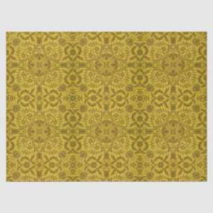 Papier Mousseline Motif doré jaune vigne sans couture de William Mor