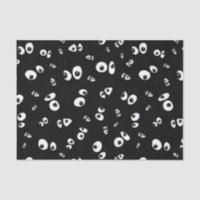 Motif d'yeux globuleux effrayants