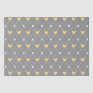 Papier Mousseline Motif élégant de poulet arlequin
