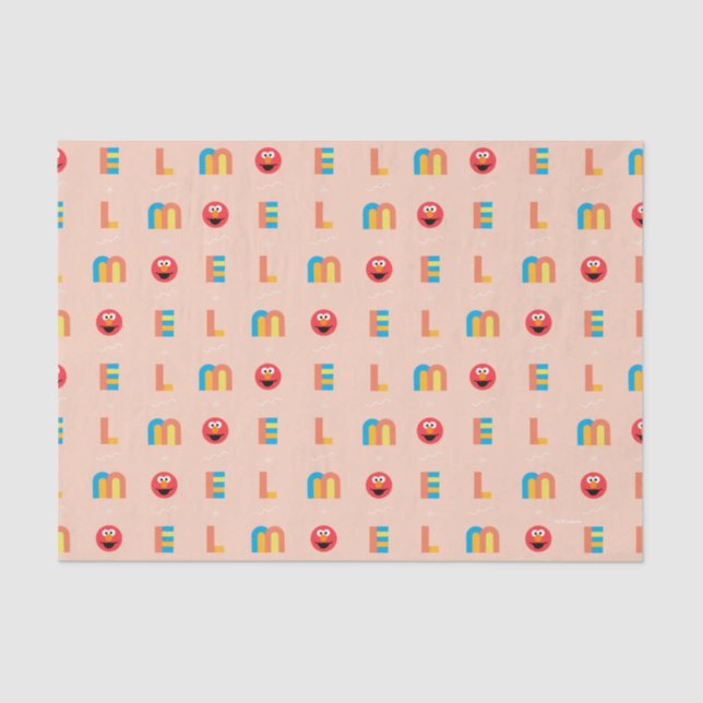 Papier Mousseline Motif Elmo moderne (Recto)