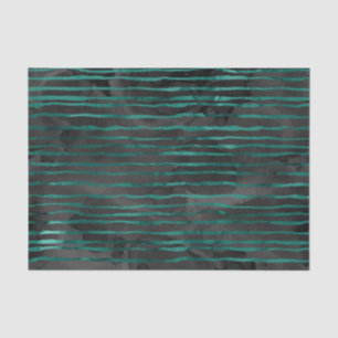 Papier Mousseline Motif émérite à rayures vert et noir