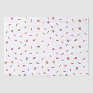 Papier Mousseline Motif Empreinte de patte Confetti Chien Personnali