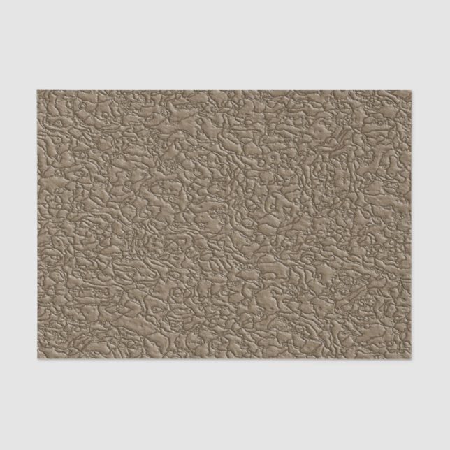 Papier Mousseline Motif en cuir Brown (Recto)