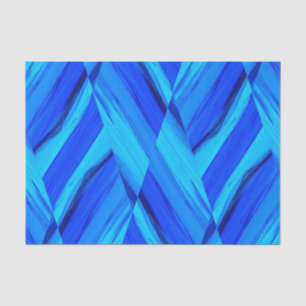 Papier Mousseline Motif en marbre bleu Cobalt complexe