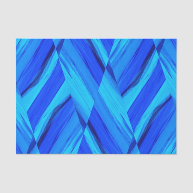 Papier Mousseline Motif en marbre bleu Cobalt complexe (Recto)