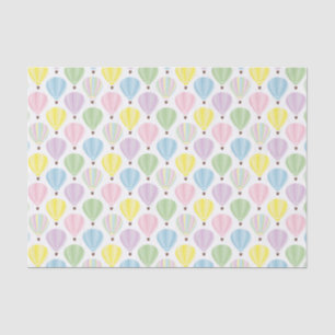 Papier Mousseline Motif en pastel chaud de ballon à air