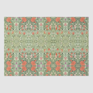 Papier Mousseline Motif enveloppant Art Noveau victorien inspiré des