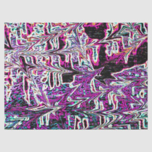 Papier Mousseline Motif esthétique des années 90 Abstrait